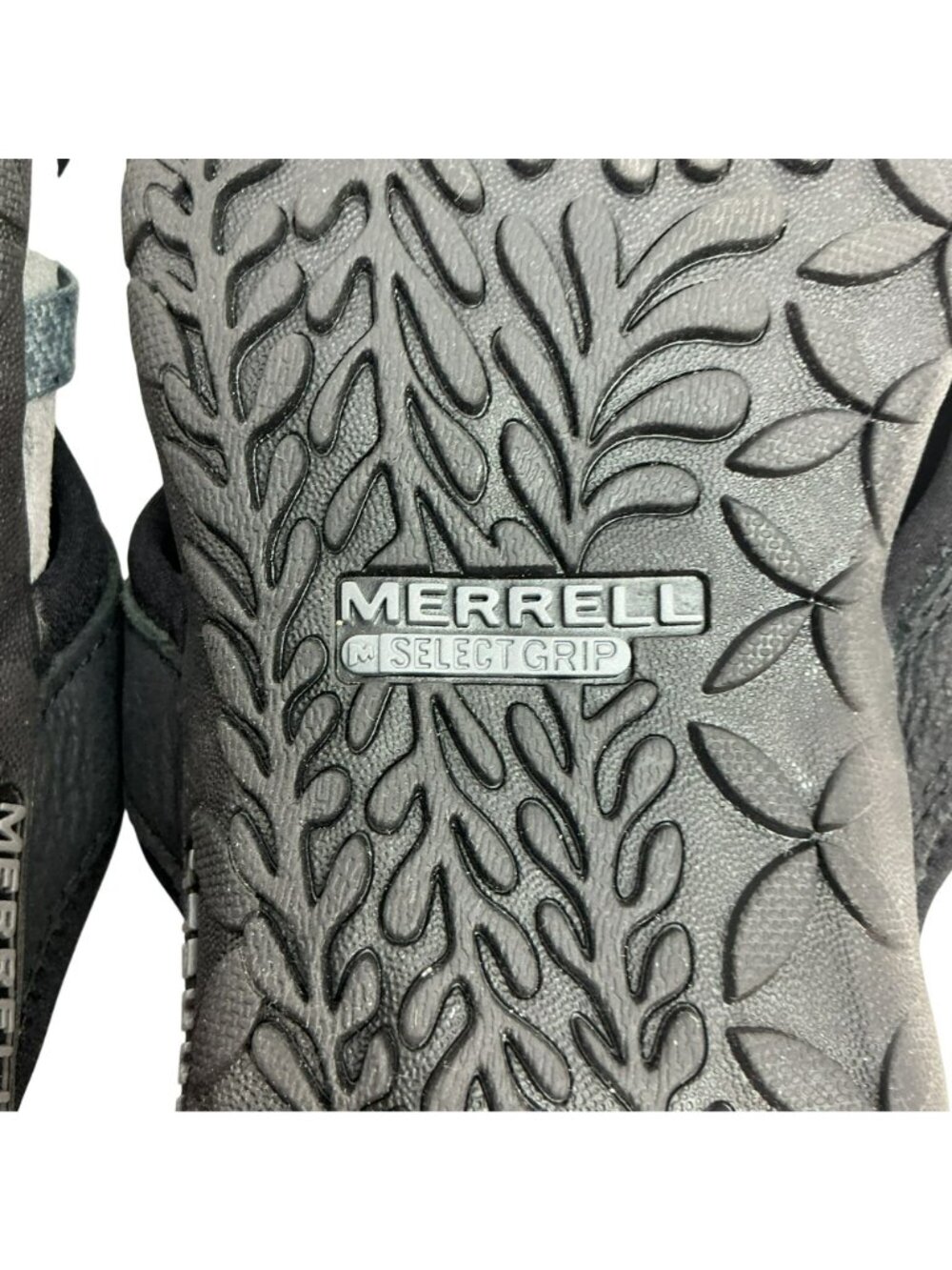 Merrell Terran Slide Nubuck Sandals Womens 8 Black Select Grip Sole - Picture 10 of 12